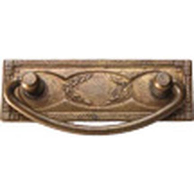 Maniglietta pendente con placca in Ottone - Immagine 1