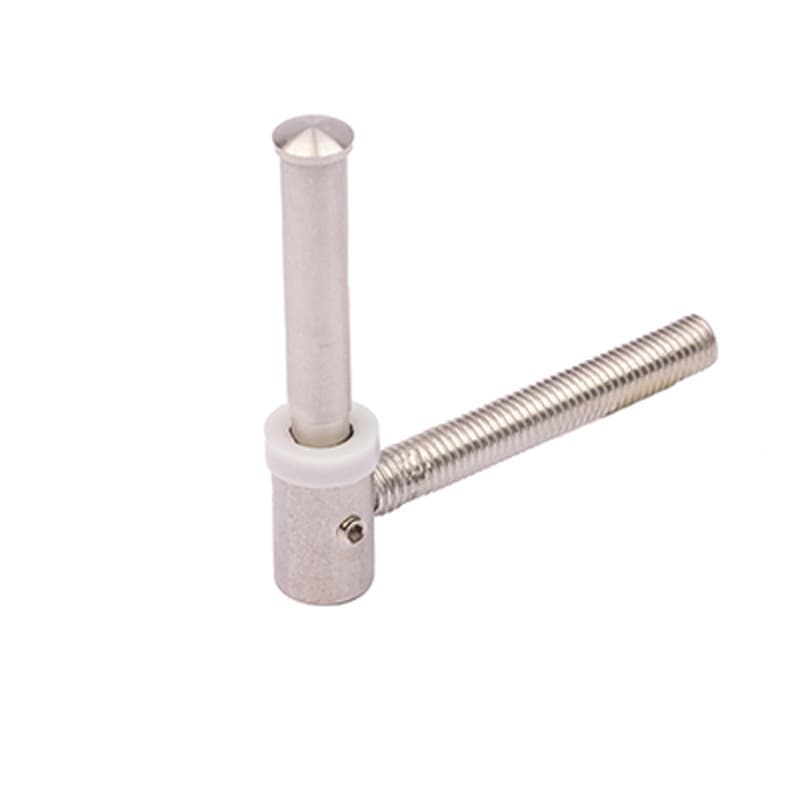 Cardine a vite perno sfilabile Ø10 per bandelle alla mestrina