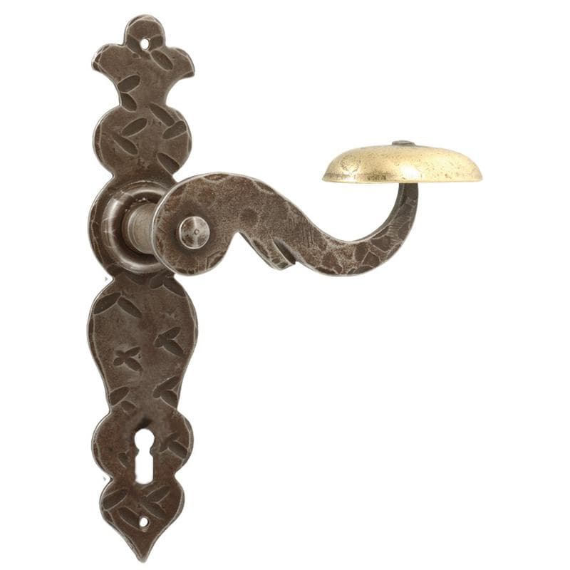 Ruggine • Ferro • Foro normale - distanza 90mm -  senza molla