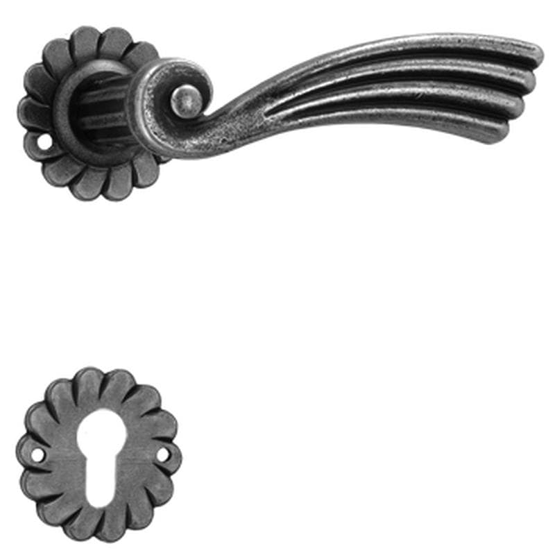 Maniglia con rosetta e bocchetta