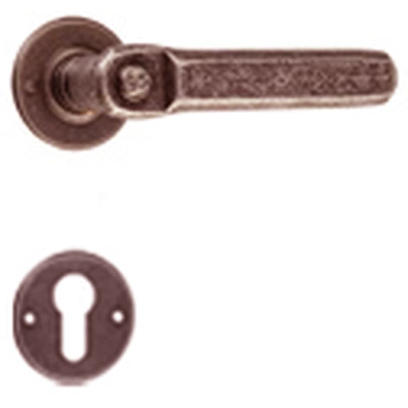 Ruggine  • Ferro • Foro cilindrico -  senza molla di ritorno 