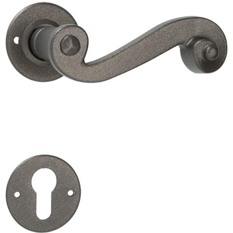 Maniglia con rosetta e bocchetta