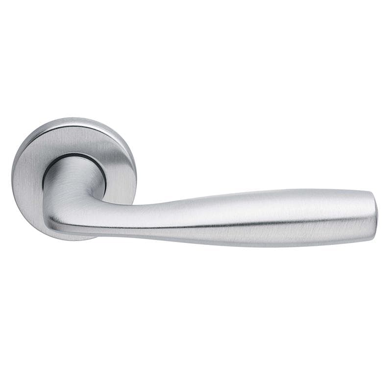 Cromo satinato • Zama • Foro cilindro - con molla di ritorno