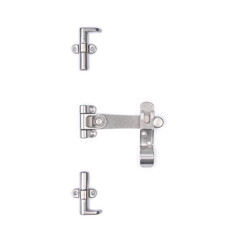 Naturale  • Inox AISI 316 • Due ante - impugn. prolungata - c/antifurto 