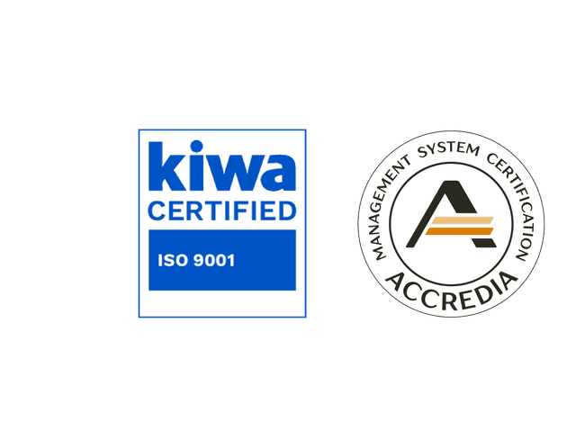ISO 9001:2015 - Kiwa Certified